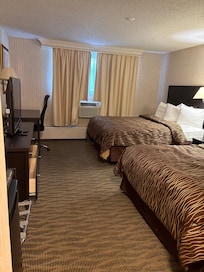 2 bedroom, spacious enough. Drawers would not stay closed (not an issue).