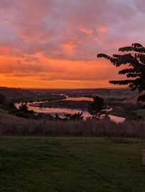 Sunrise from our deck.