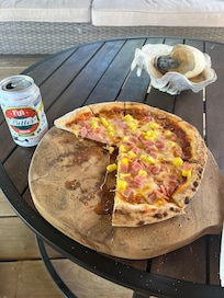 You can substitute pizza for lunch or dinner.