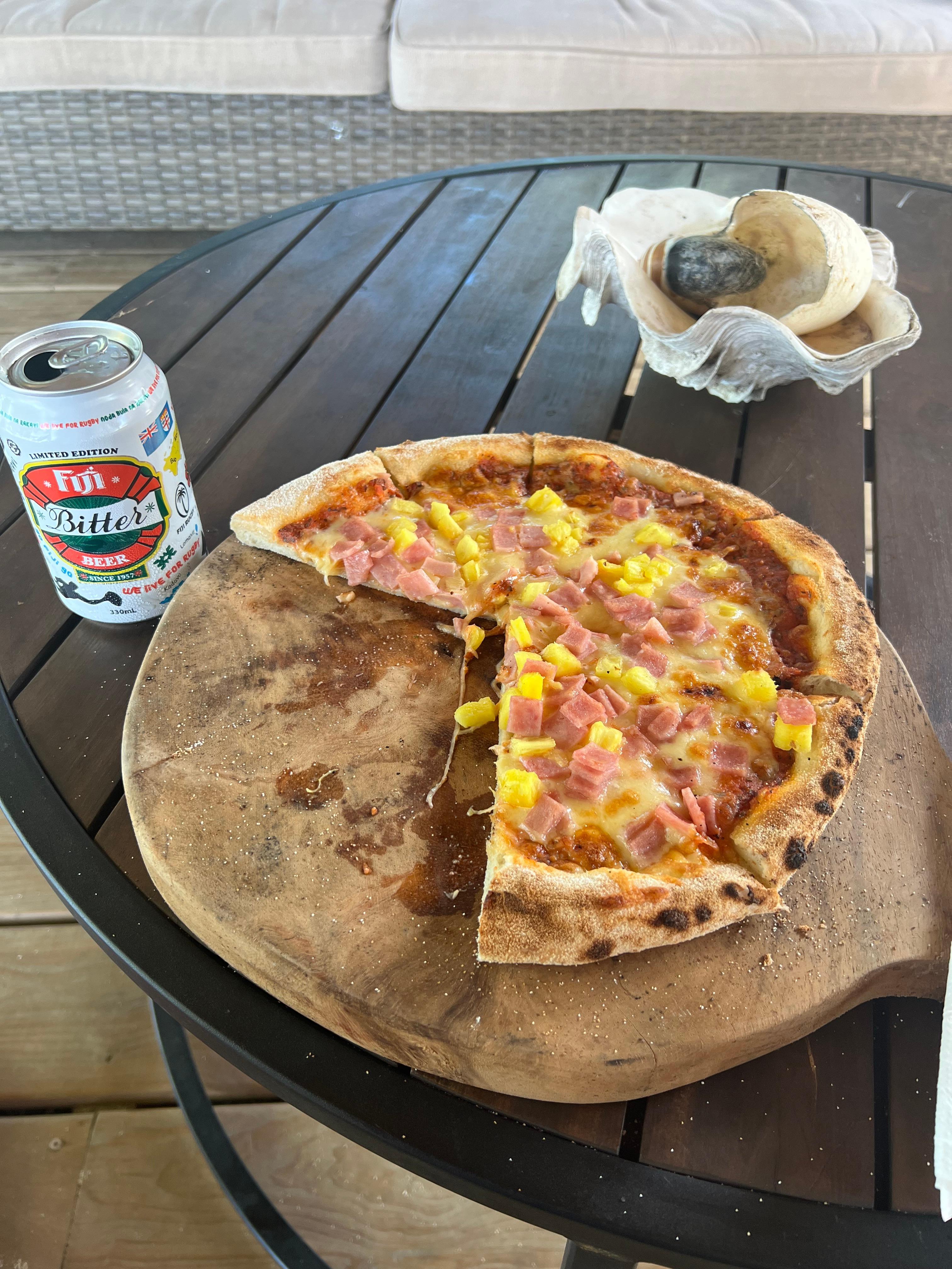 You can substitute pizza for lunch or dinner. 