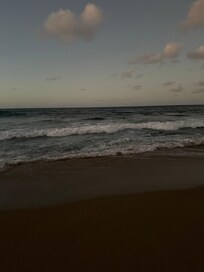 A nice evening walk on the beach was therapy.