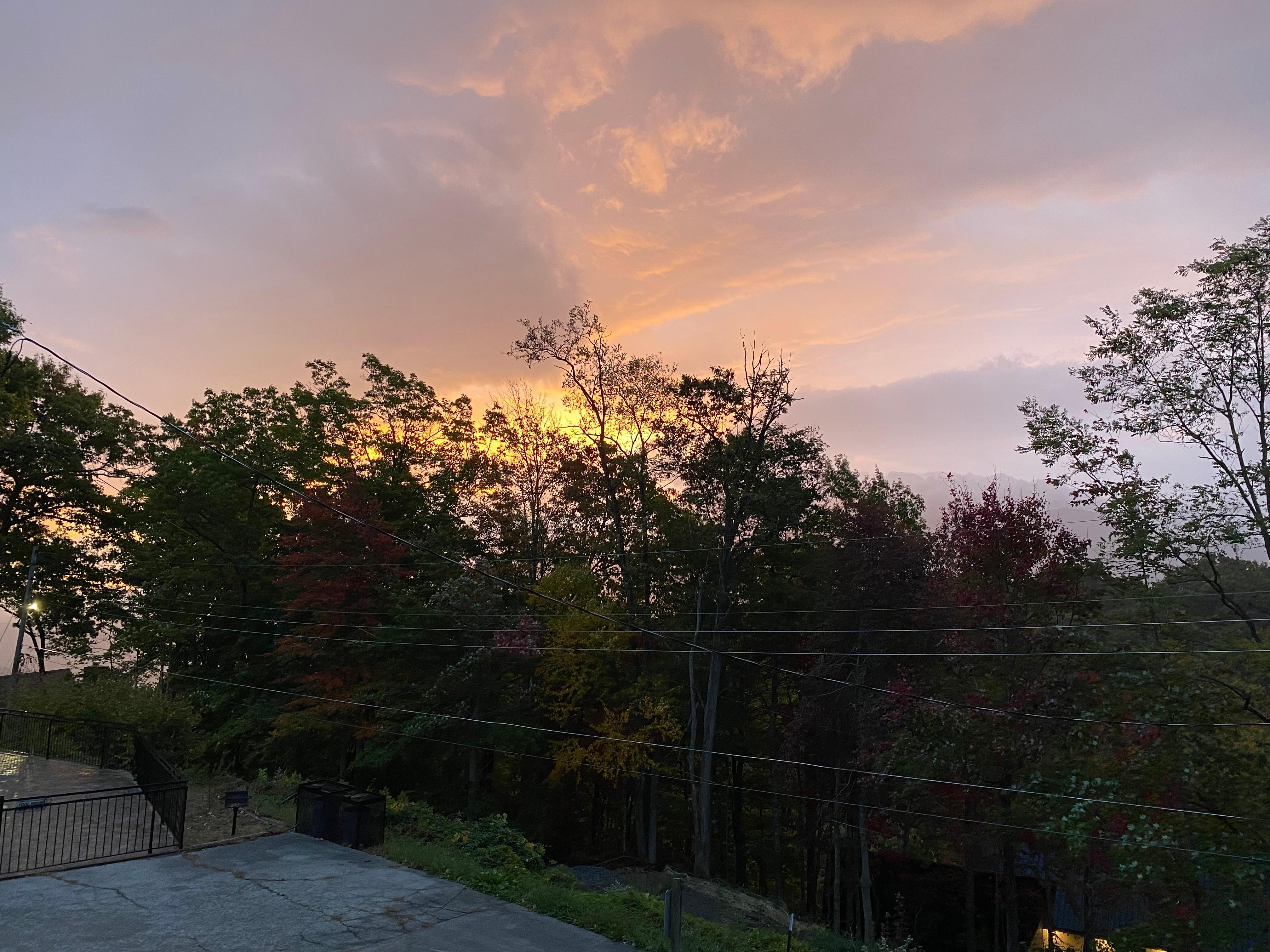 Sunrise on our last day