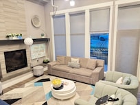 loved the fireplace and the ease of everything being button or switch controlled- like the shades