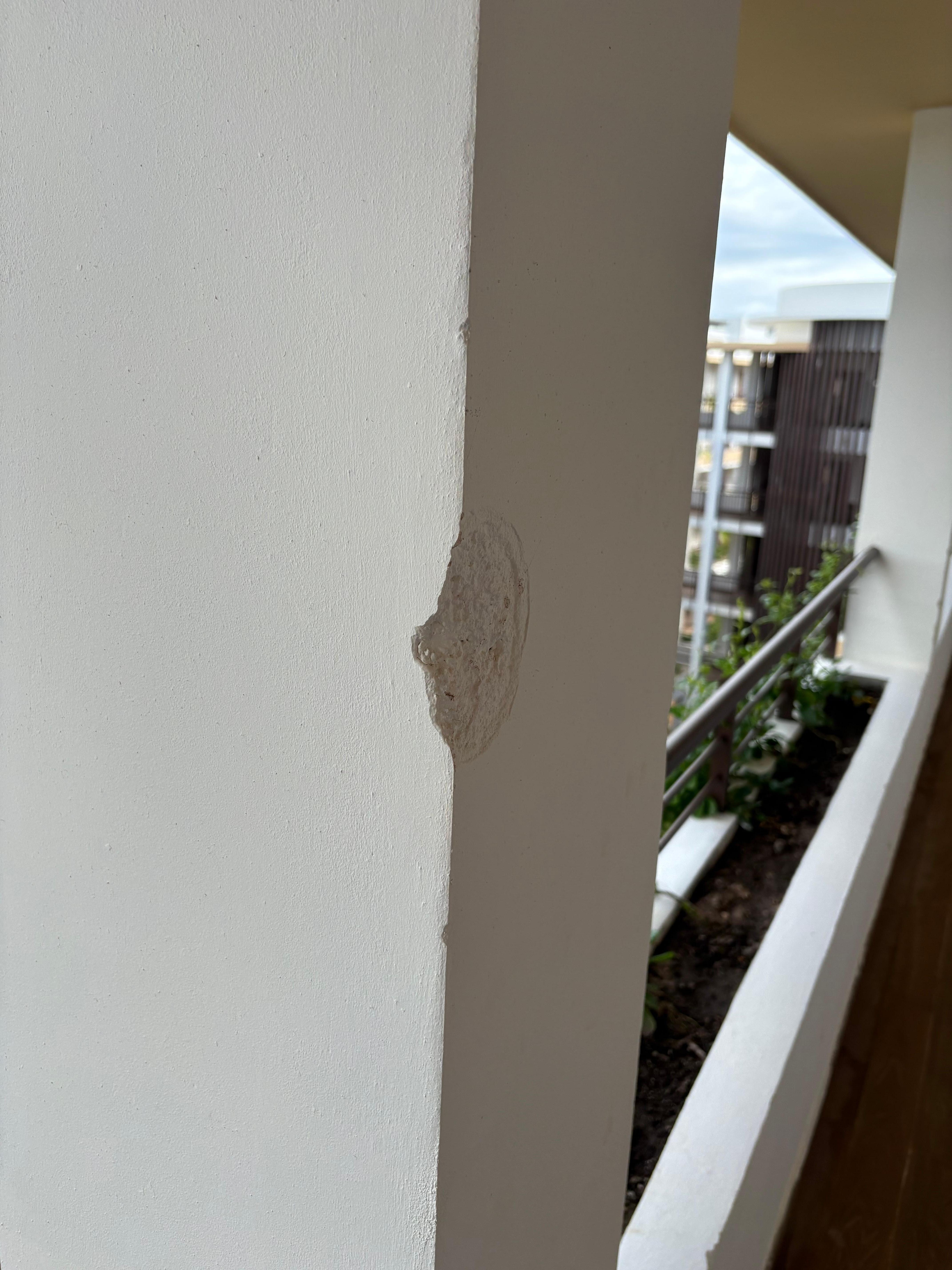 Concrete broken everywhere 