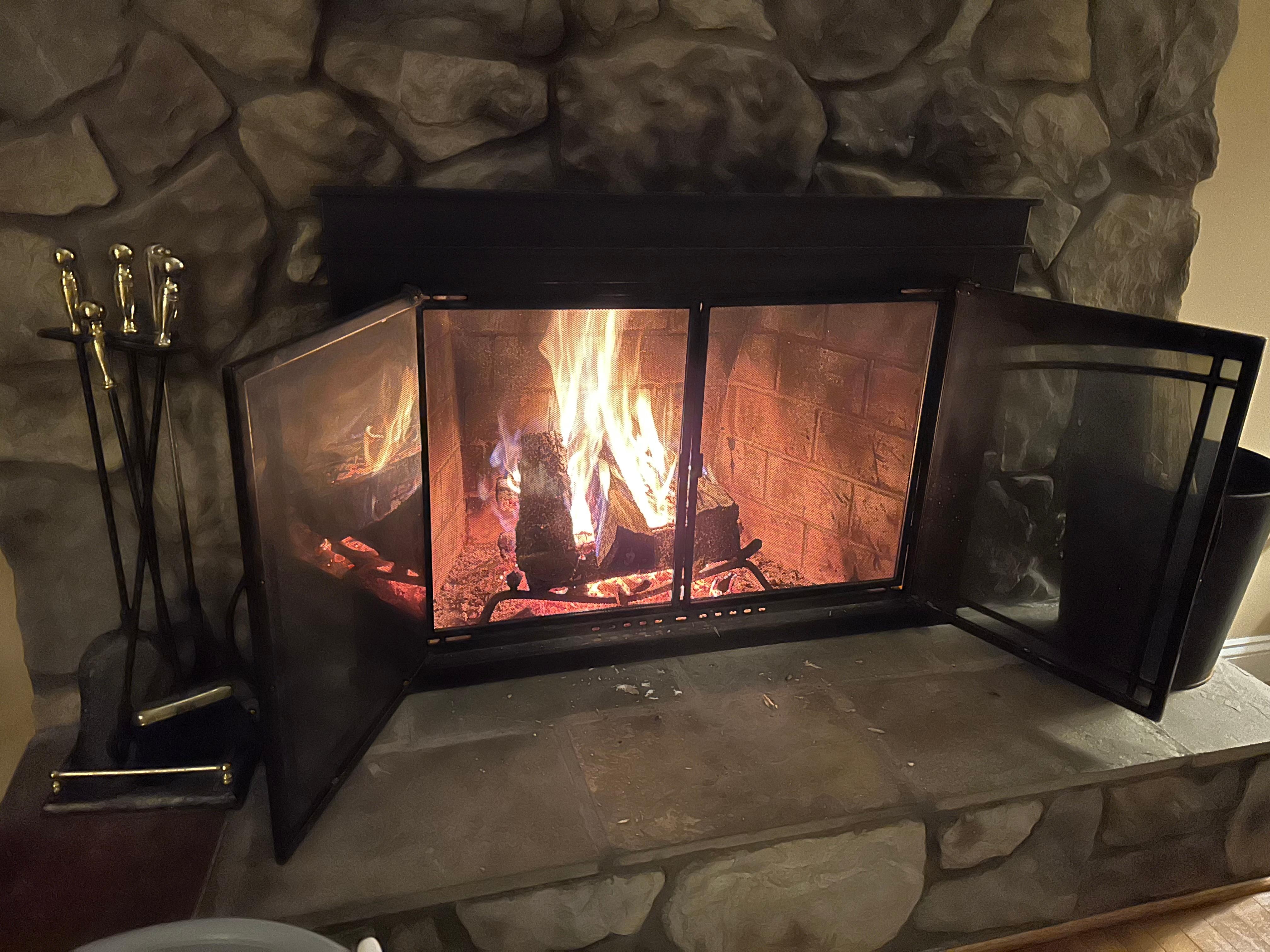 First fire of the season