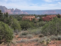 The Hilton Sedona Summit from trail above it
