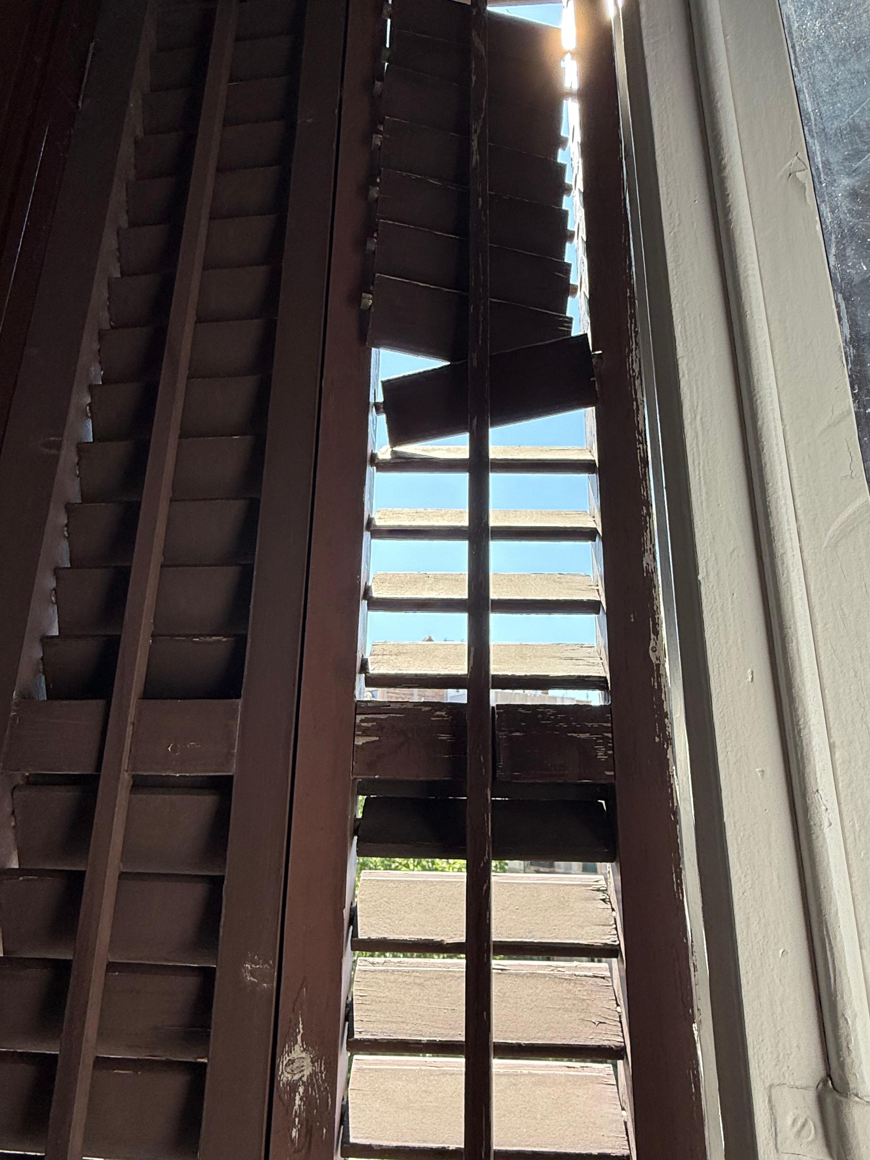 Broken shutters 