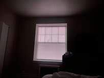 This is 3 am, in the bedroom. Noise was insane. The blinds do not block the neon Thayer light