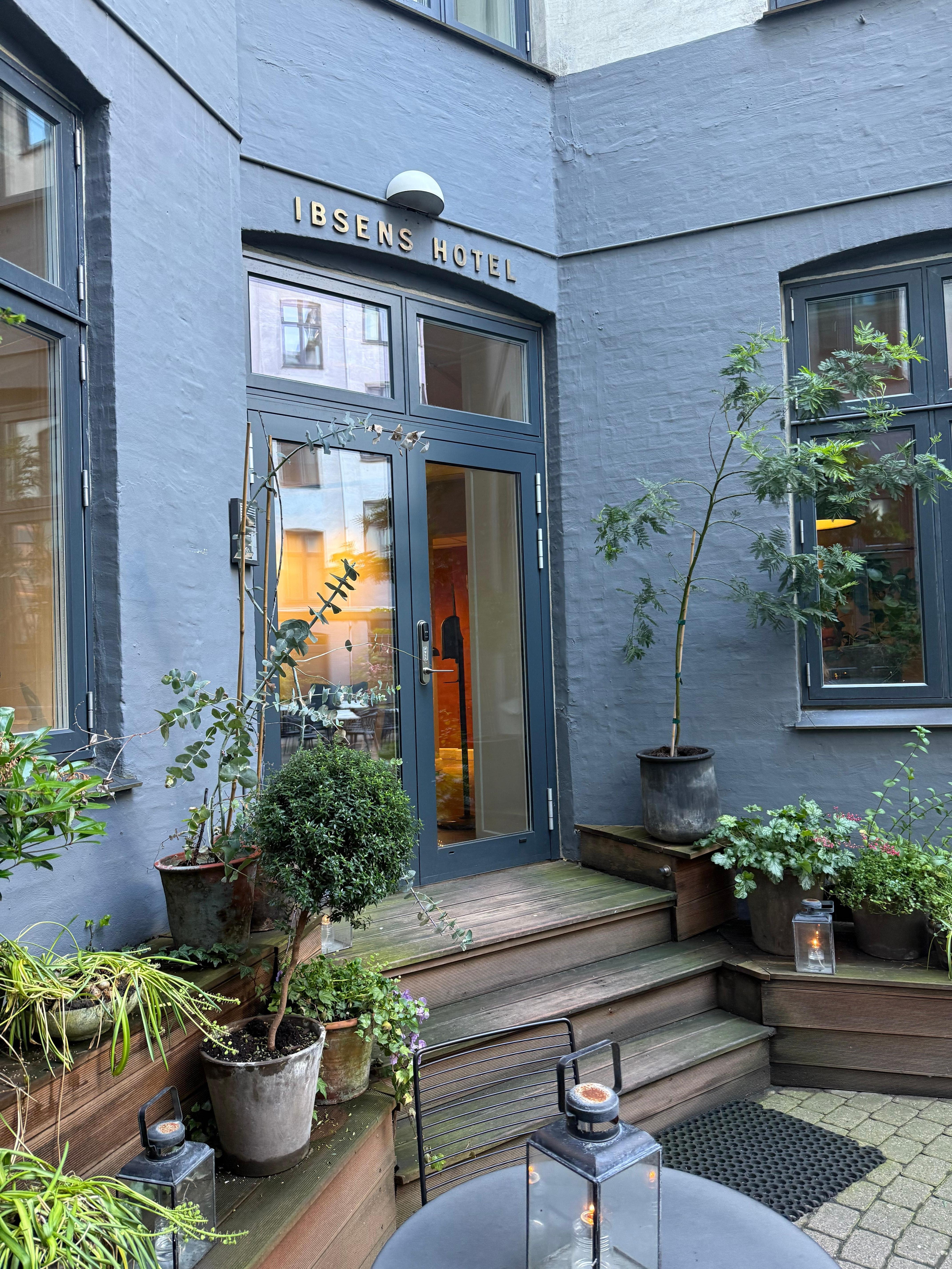 Darling back courtyard ….with a nice benny every night of wine , beer or choice of a homemade juice complimentary .