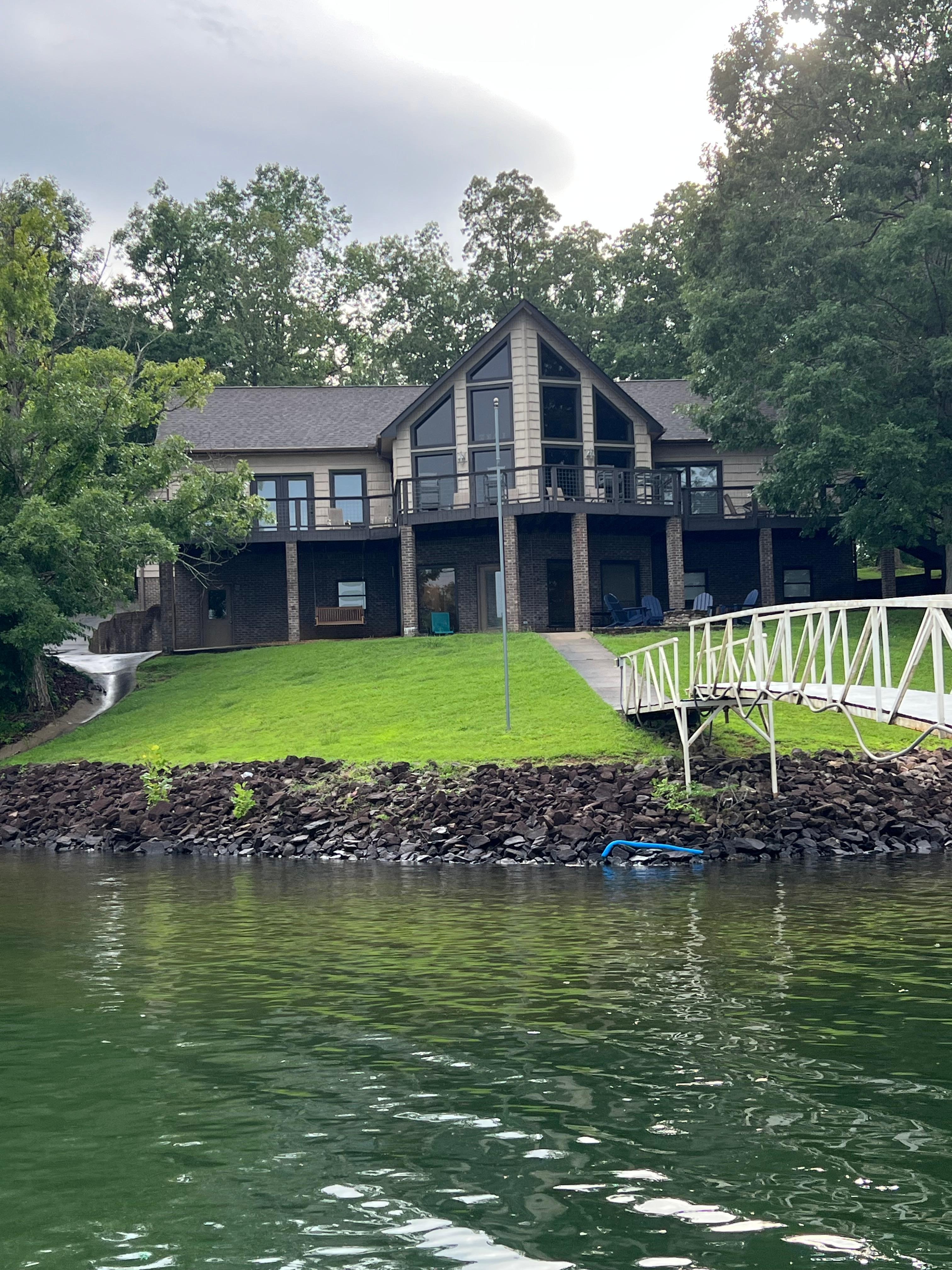 View of house from the dock