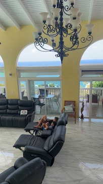 Living room with the comfortable couches