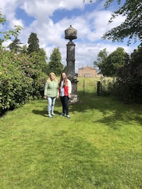 One of the many 'monuments' on the estate