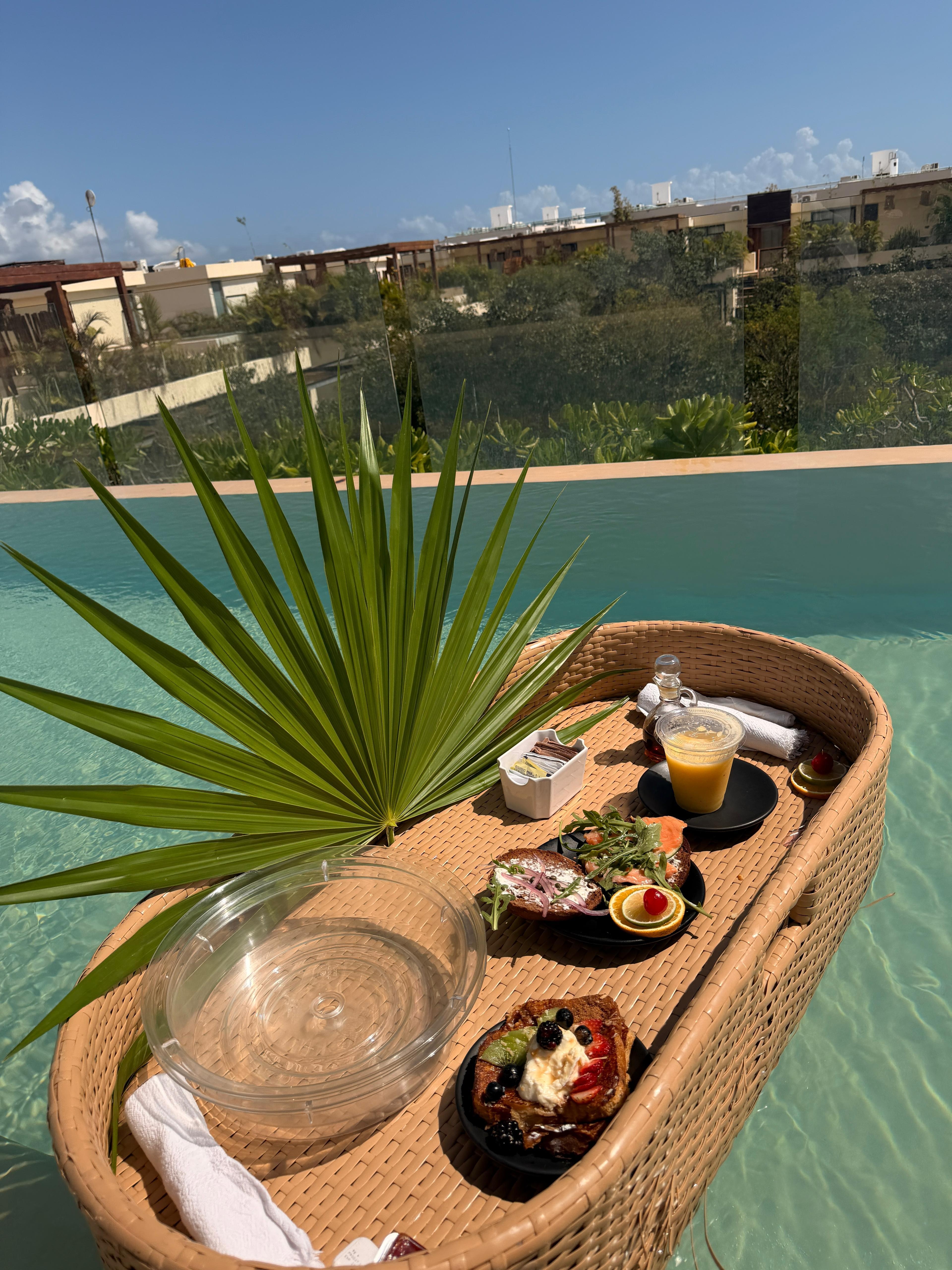 Floating Breakfast at an extra cost.