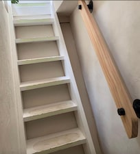 Stairs to attic room