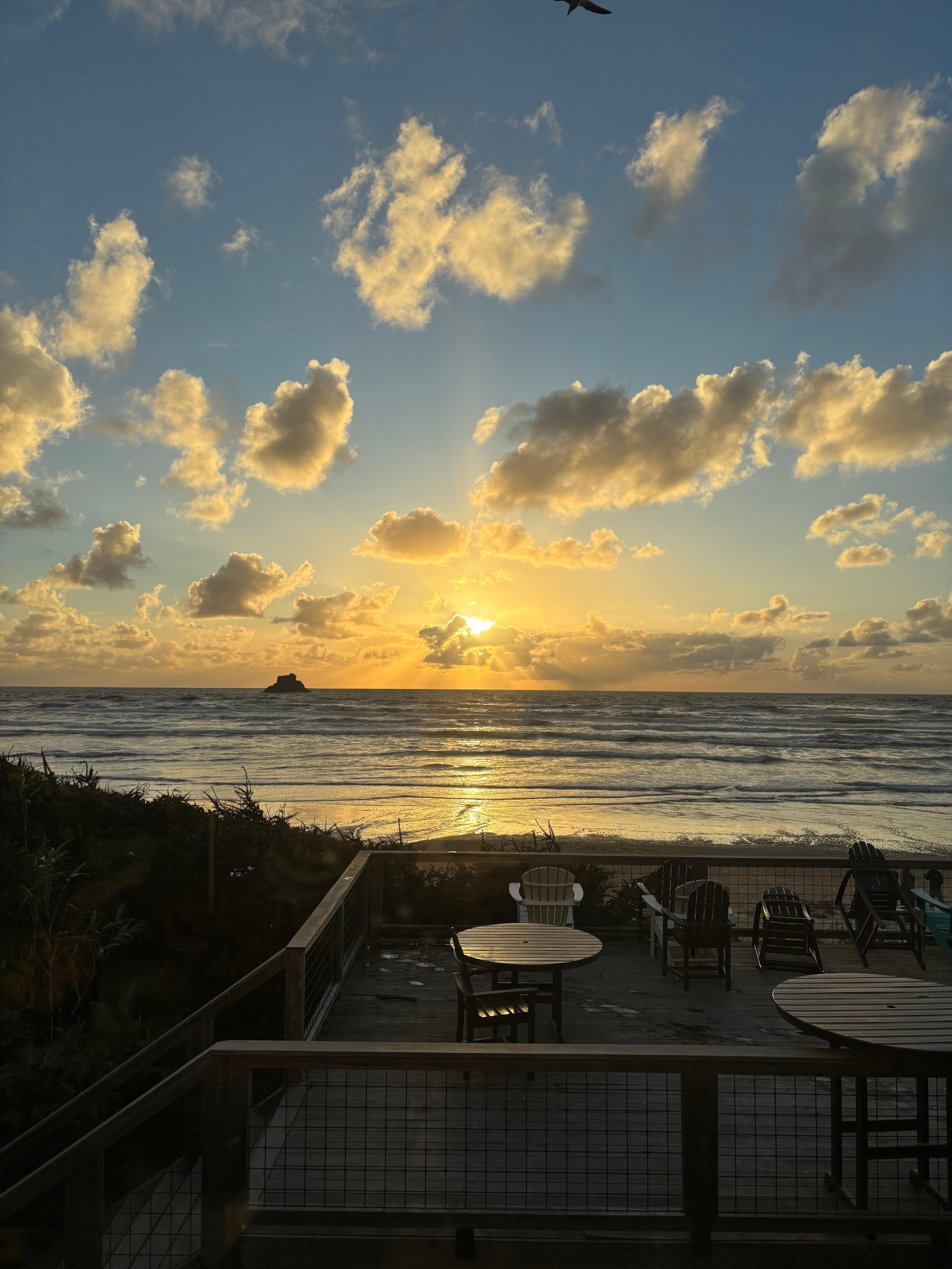 Last night, gorgeous sunset 