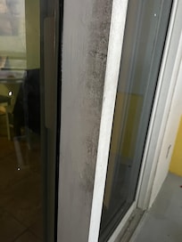 Dirty balcony door (unit 505)