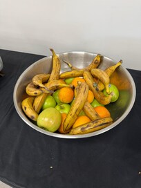 The bananas are almost rotted.