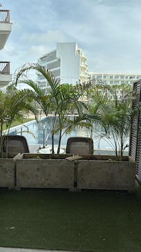 Teníamos acceso directo a la piscina