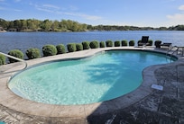 Pool with a beautiful view