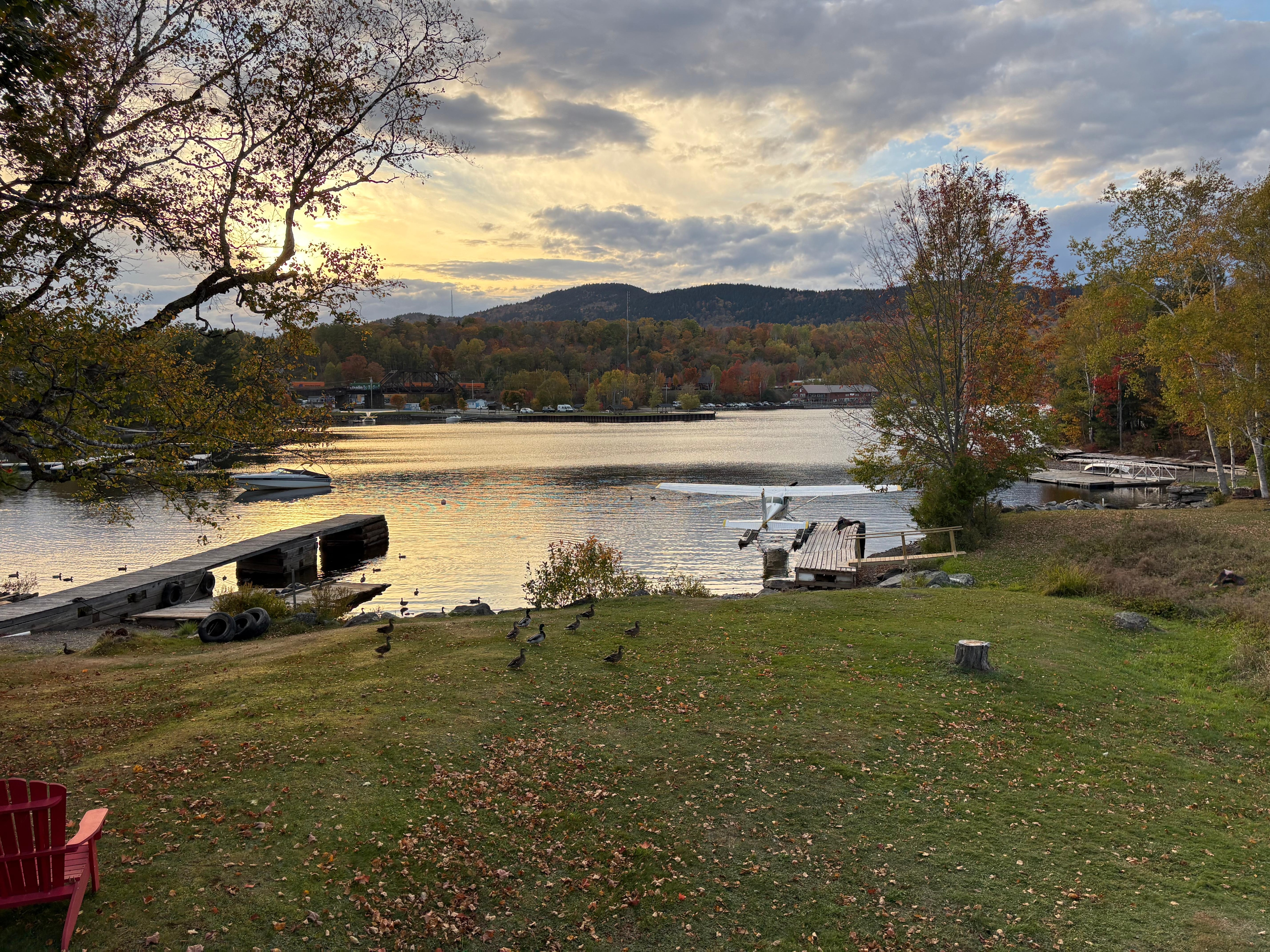 Lake view at sunset! 