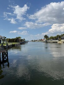 Looking down the channel
