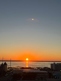 Sunset off back balcony.