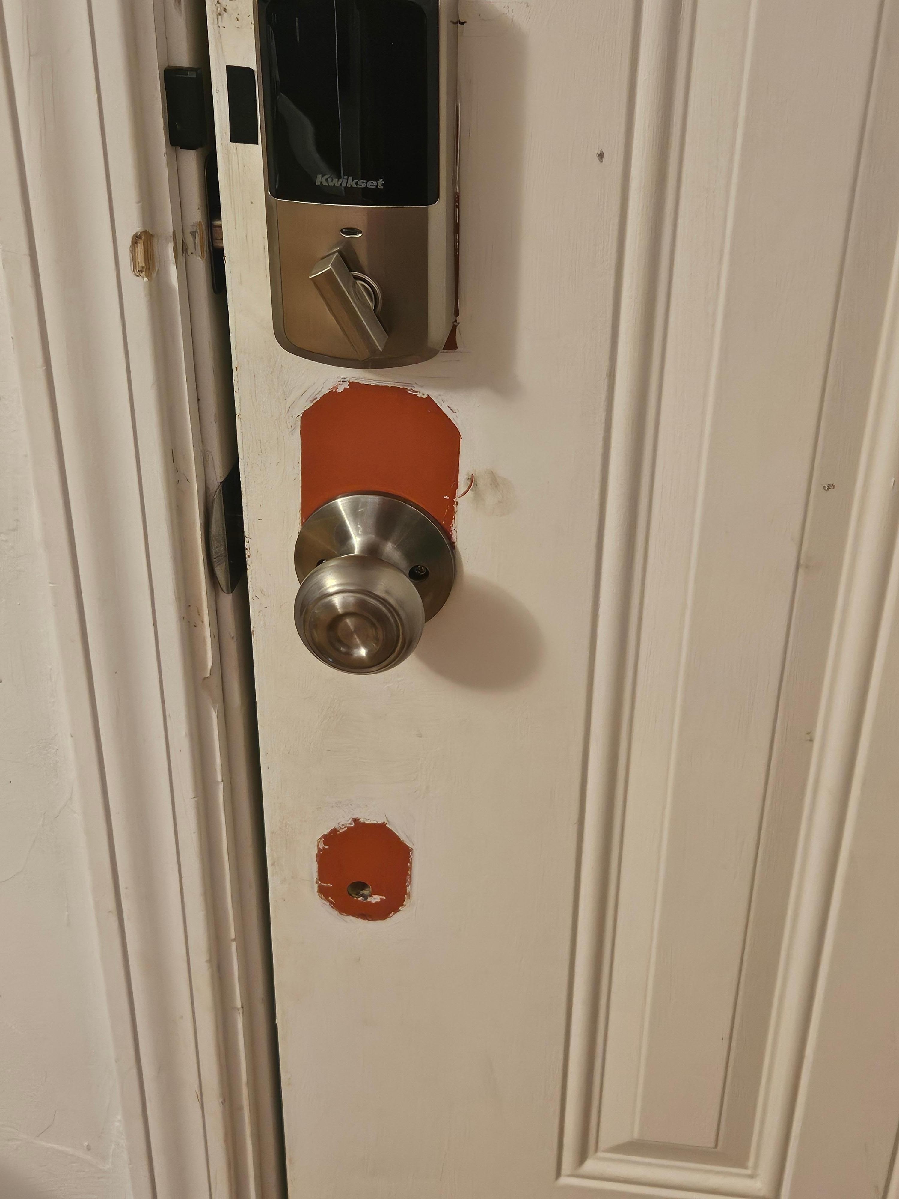 Front door from inside