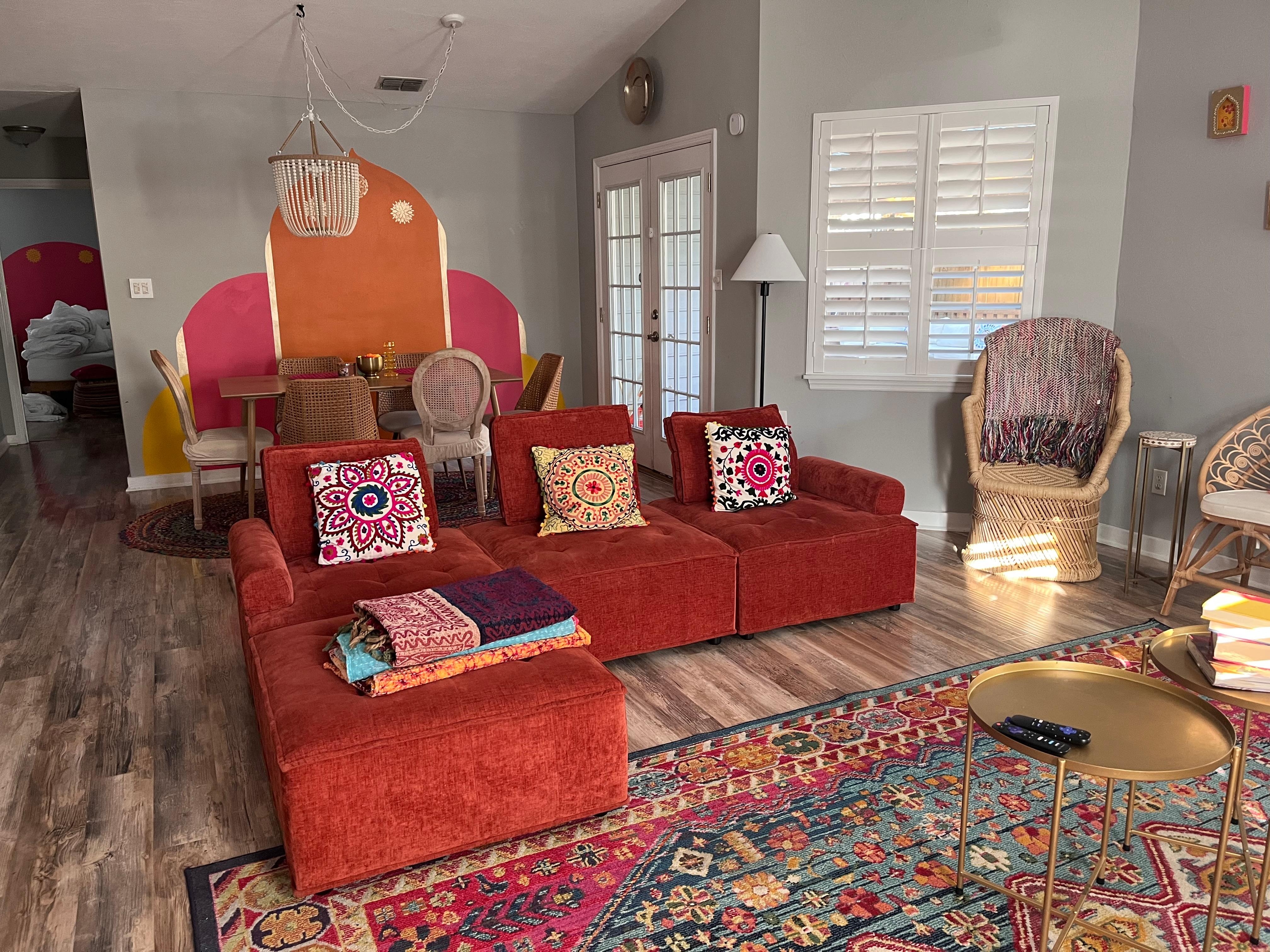 Loved the bright colors and decorations!