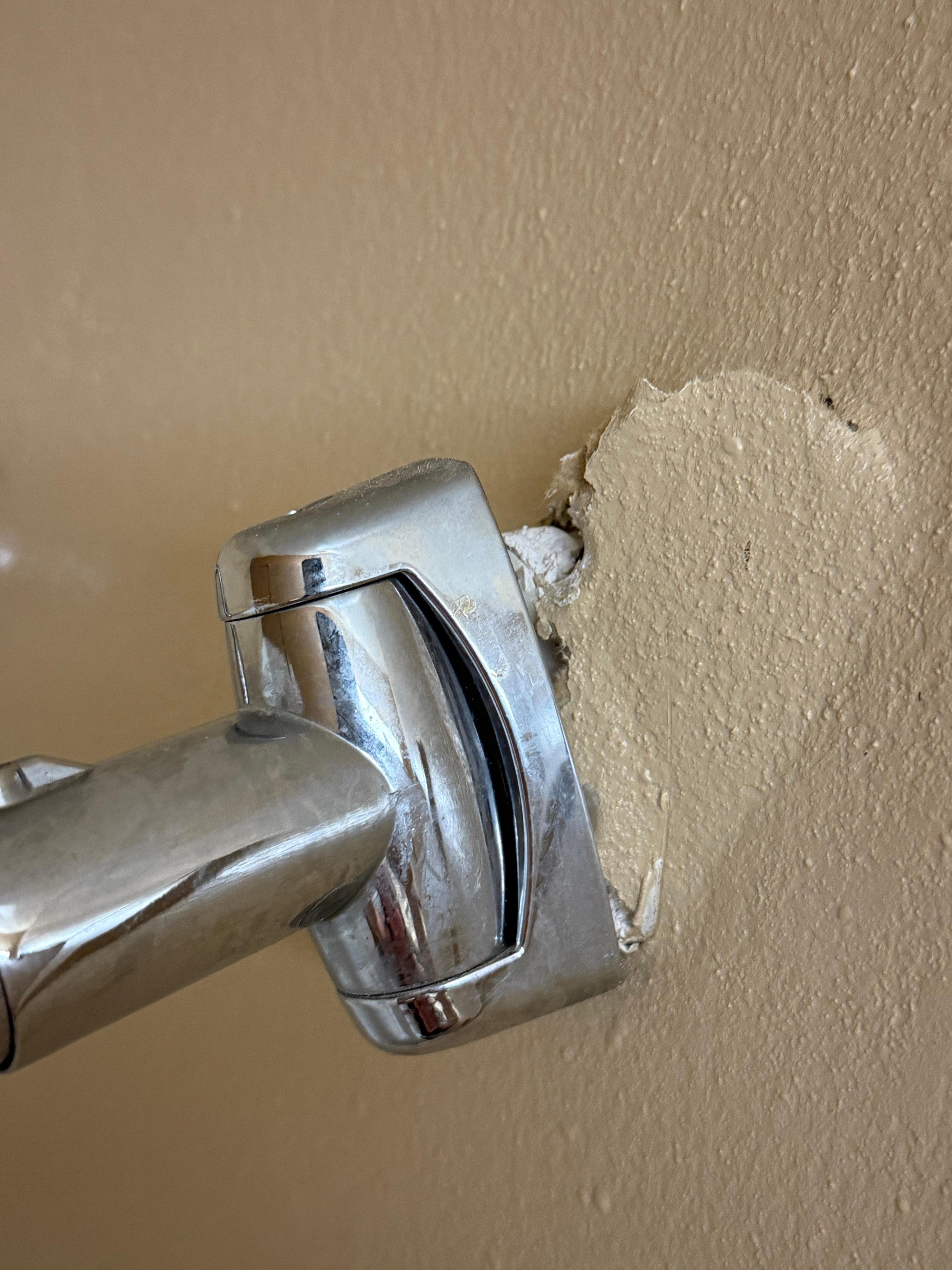 Falling out of the wall