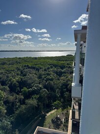 Photos taken from our balcony