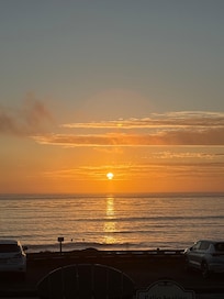 Directly across the road