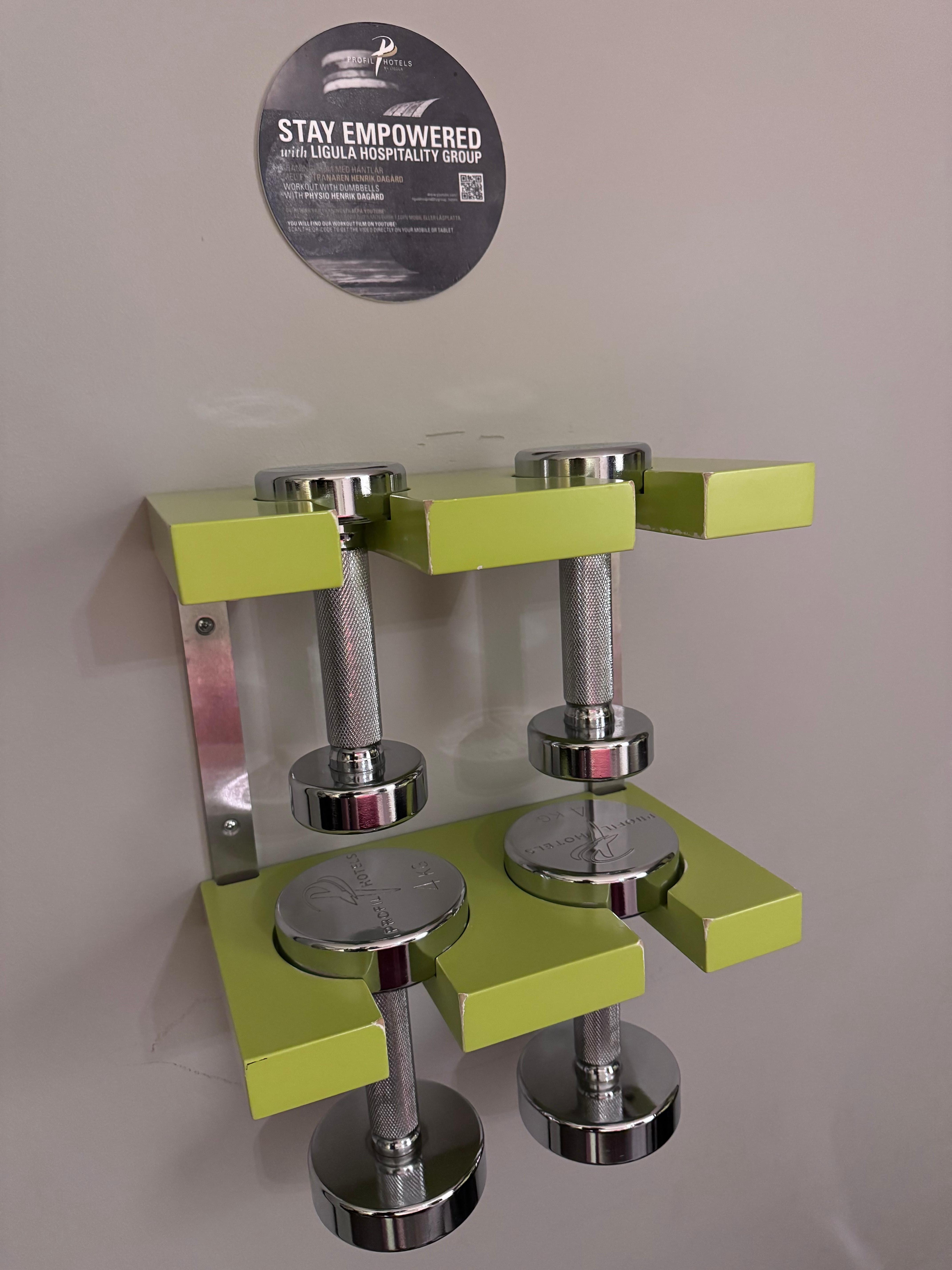 Minigym 😊 på rummet 