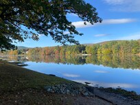 The view in back of the house.