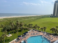 The view from the balcony.