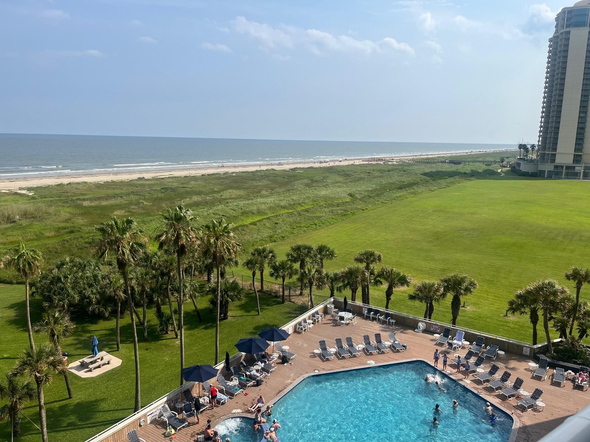 The view from the balcony.