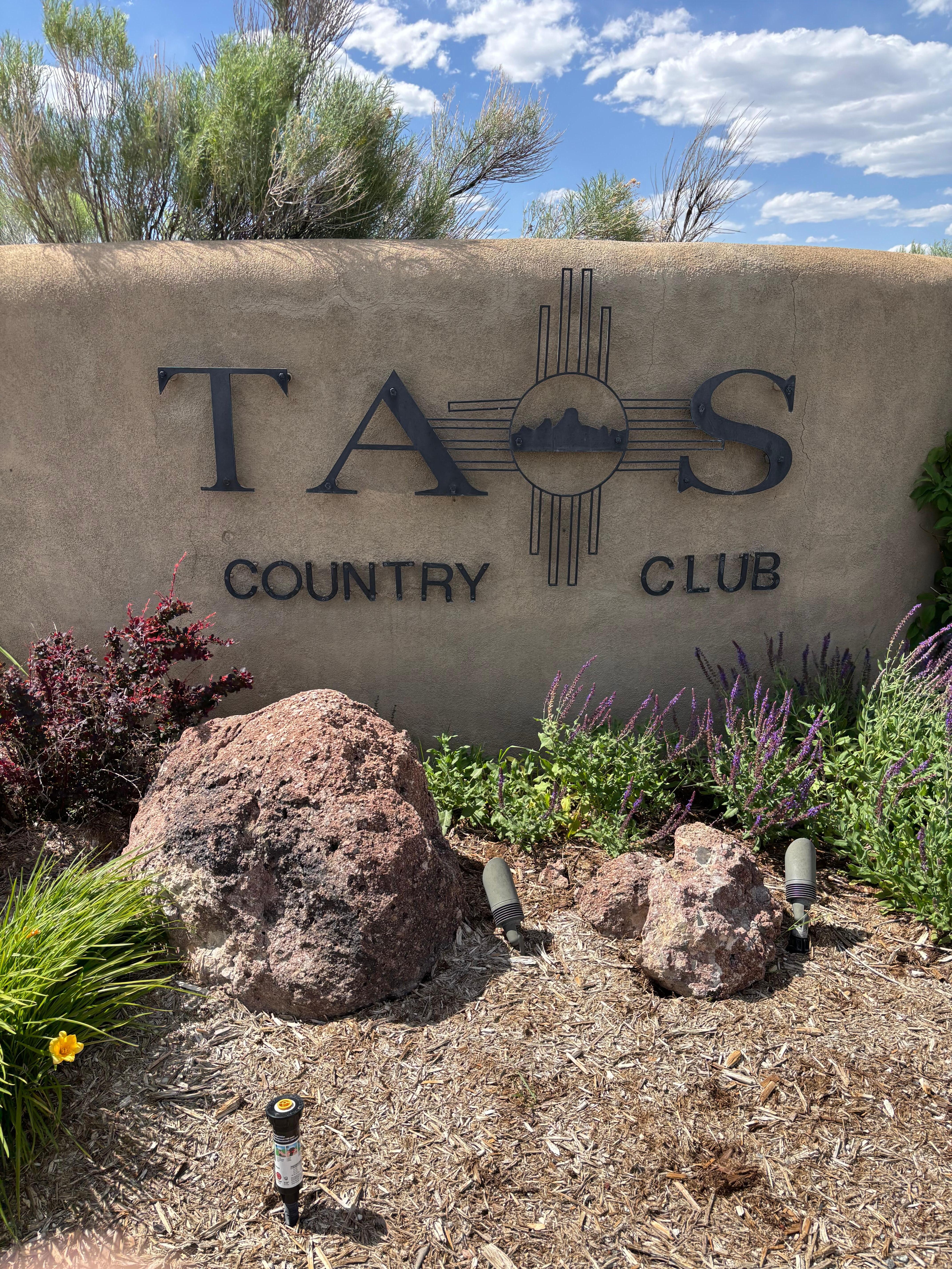 Golf at Taos Country Club…very nice 