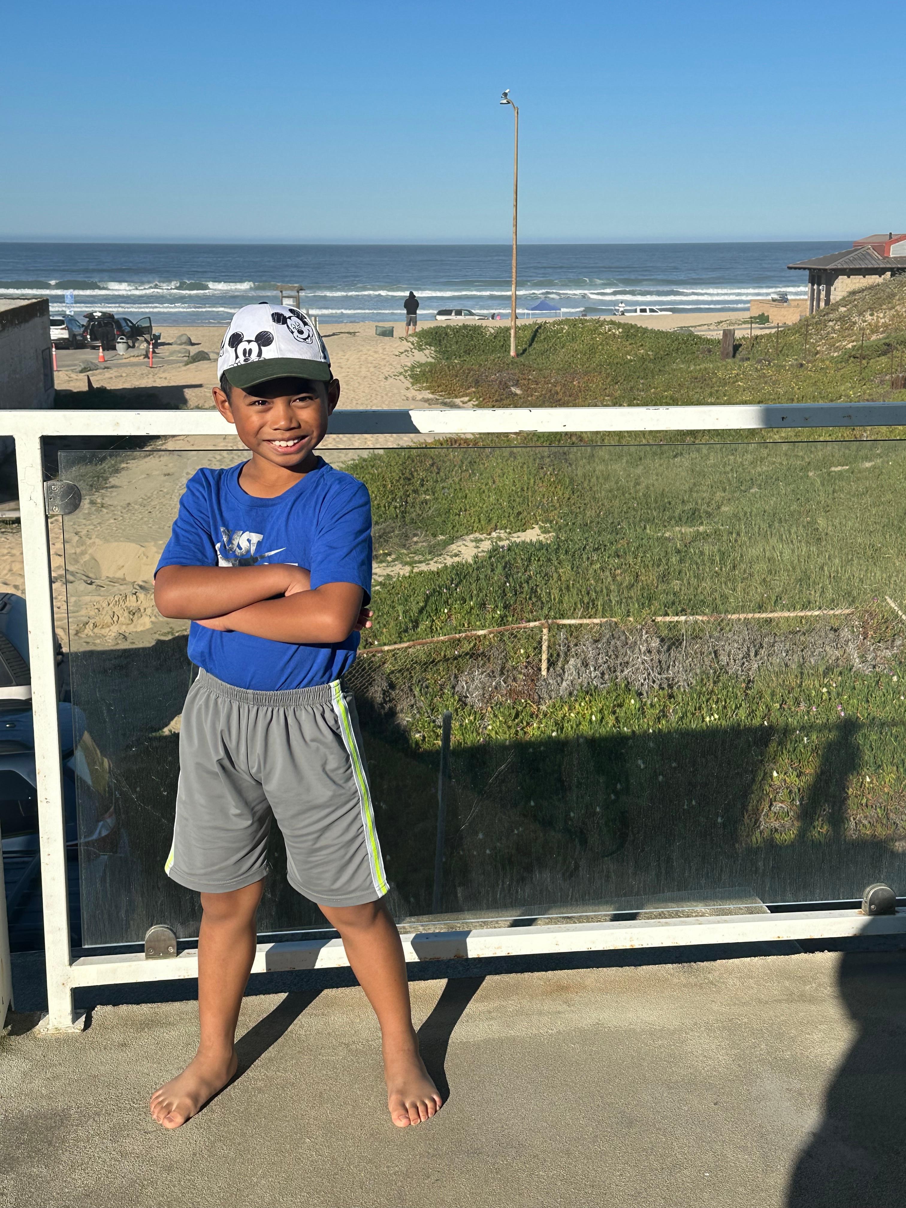 A picture from the balcony of Strand B