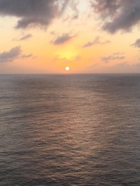 Sunsets from the balcony.