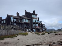 From the back of the building