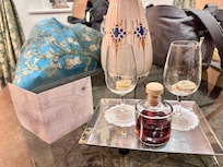 Welcome drink and chocolates to greet us when we arrived.