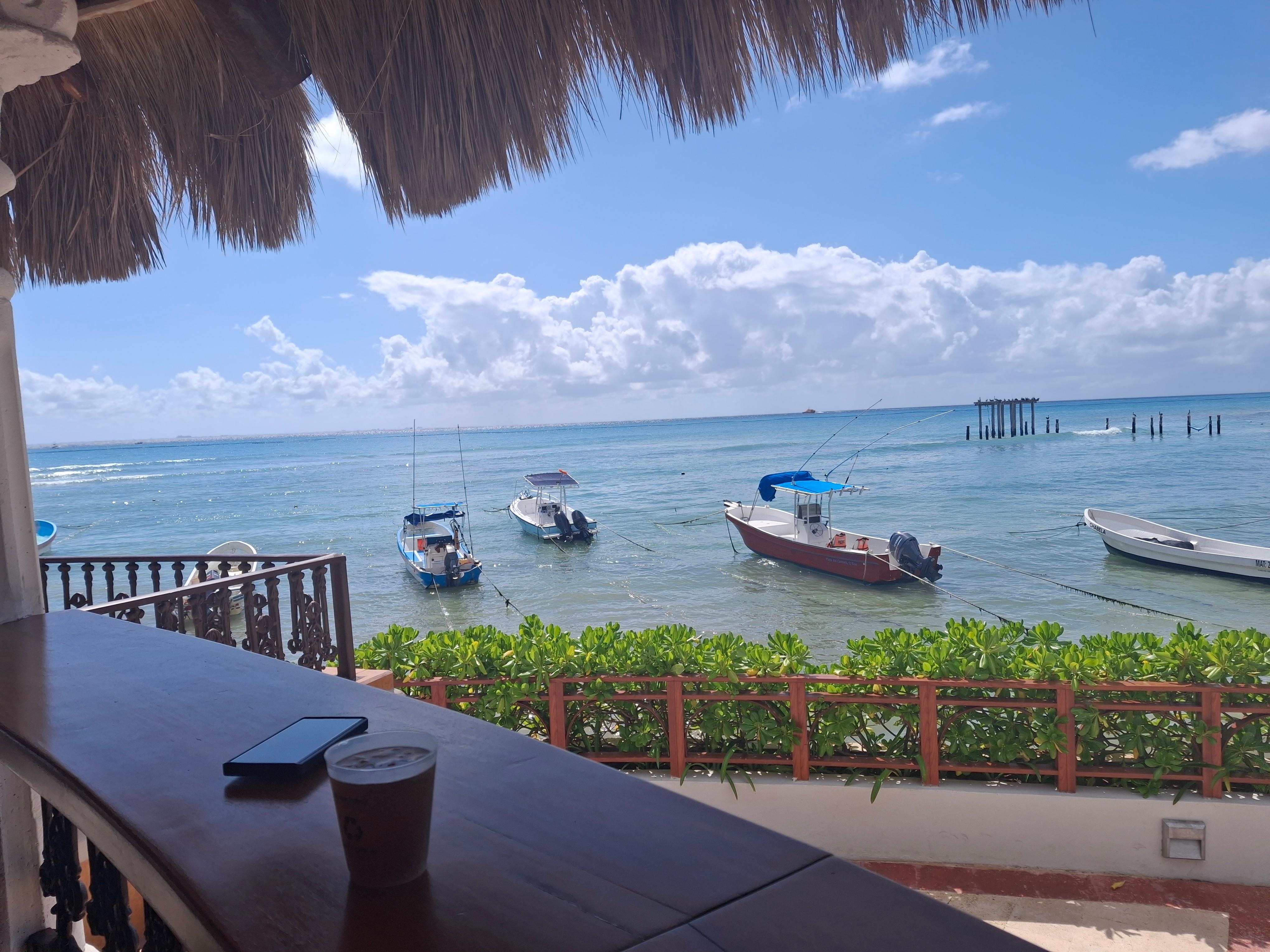 Pool bar looking onto the beach
