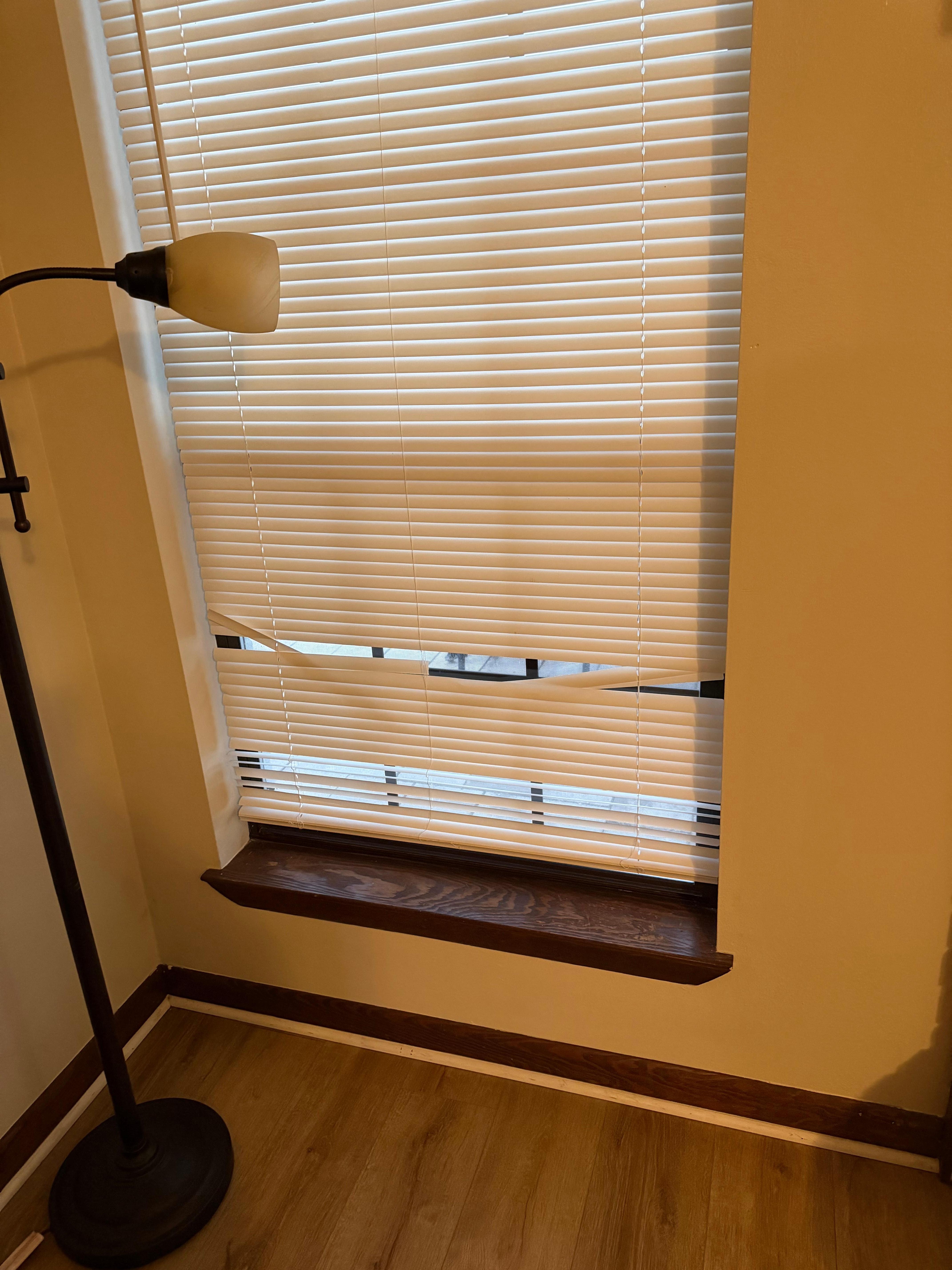 Damaged blinds