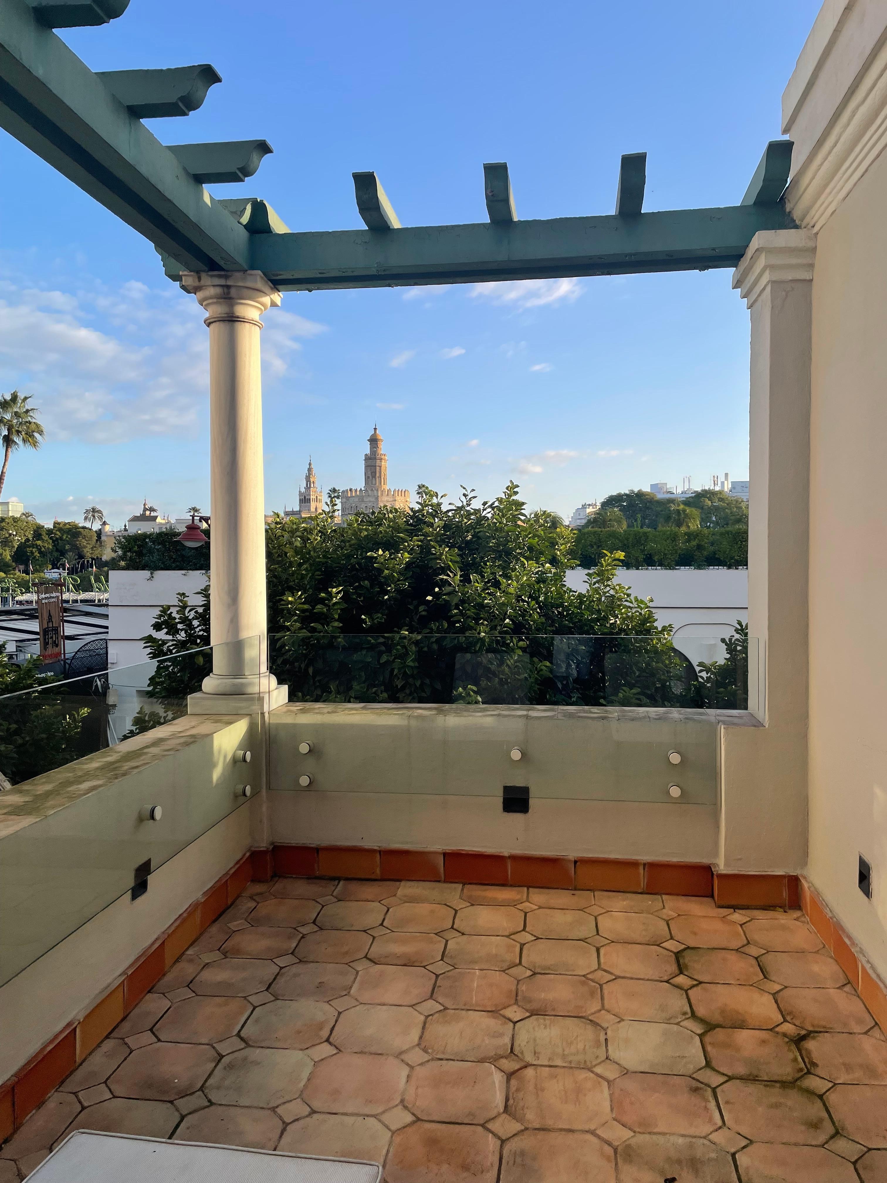 View from the balcony 