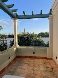 View from the balcony