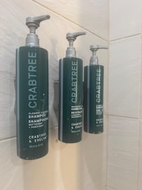 Dirty table/desk in hotel room