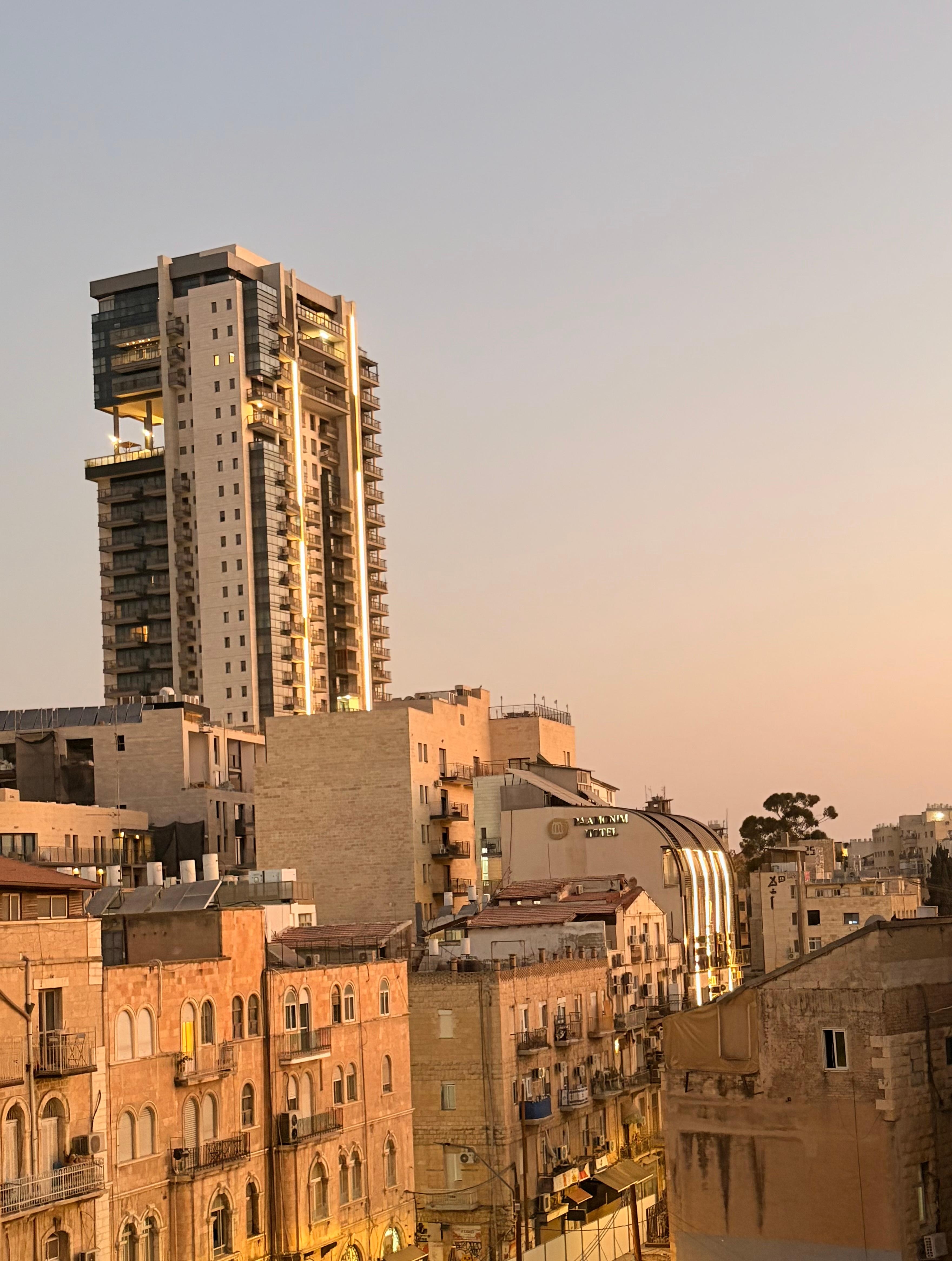 View from Family Suite Living Room Windows, looking left 