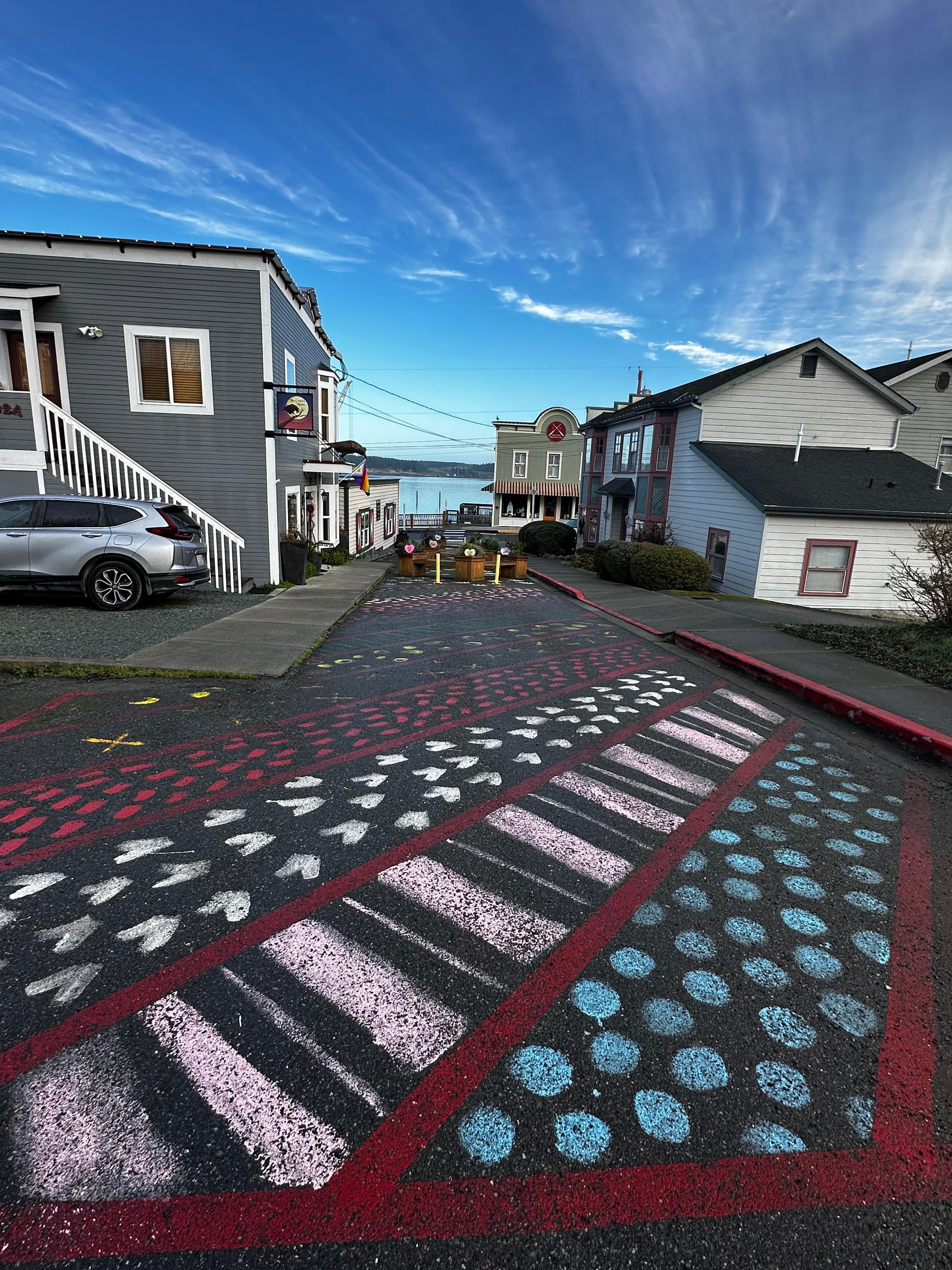 Right across the street from the condo. 