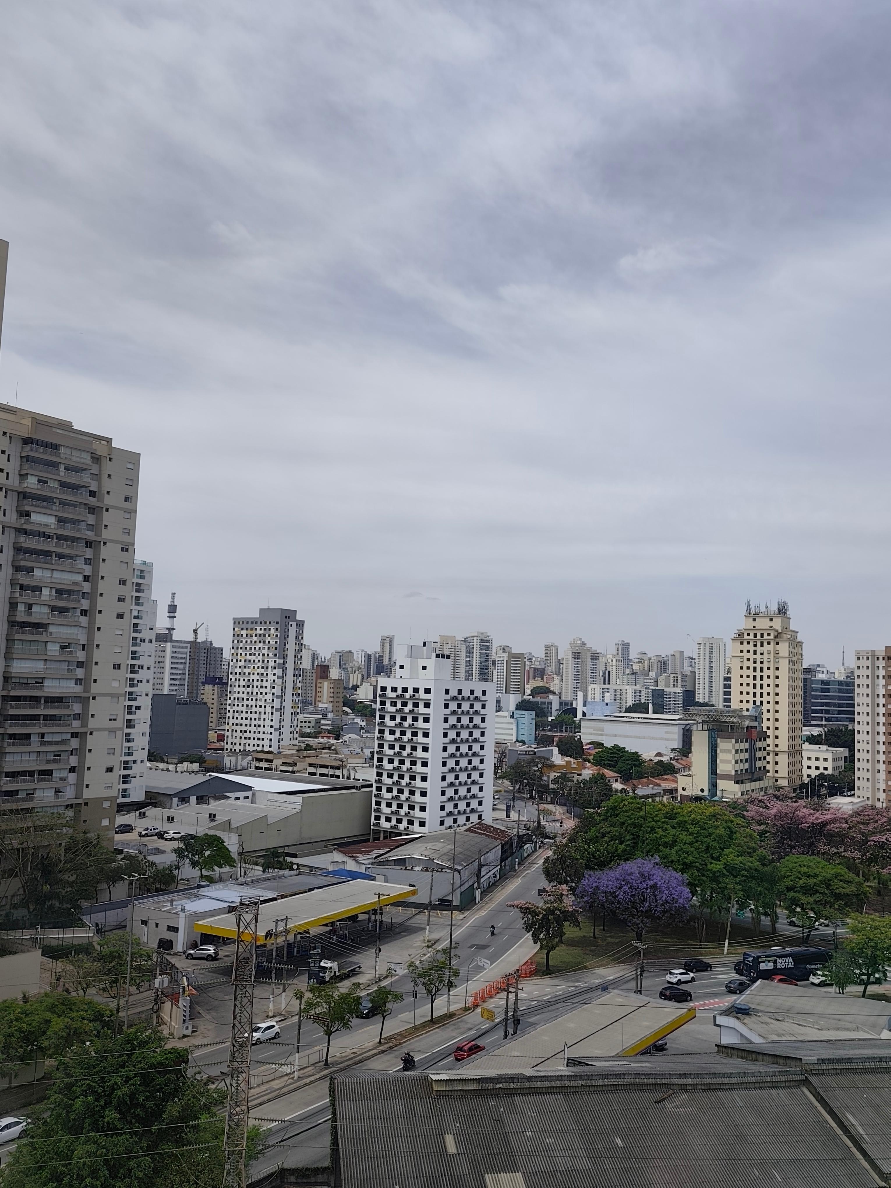 Vista da janela do nosso quarto 