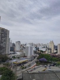 Vista da janela do nosso quarto