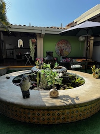 Fuente en el restaurante